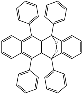 5,12-Dihydro-5,6,11,12-tetraphenyl-5,12-epidioxynaphthacene Structure