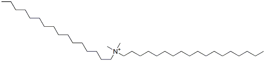 N,N-디메틸-N-헥사데실-1-옥타데실암모늄 구조식 이미지