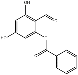 2-formyl-3,5-dihydroxyphenyl benzoate Structure