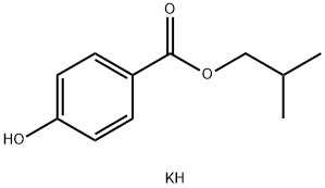 potassium isobutyl 4-oxidobenzoate Structure