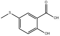 5-(METHYLTHIO)SALICYLIC ACID) Structure