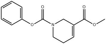 5,6-DIHYDRO-1,3(2H)-PYRIDINEDICARBOXYLIC ACID, 3-METHYL 1-PHENYL ESTER Structure
