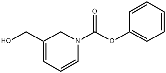 3-HYDROXYMETHYL-1(2H)-PYRIDINECARBOXYLIC ACID, PHENYL ESTER Structure