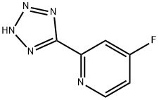 Pyridine, 4-fluoro-2-(1H-tetrazol-5-yl)- (9CI) Structure