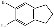 6-broMo-2,3-dihydro-1H-inden-5-ol Structure