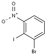 3-bromo-2-iodonitrobenzene Structure