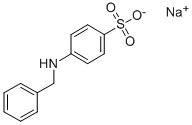 sodium N-benzylsulphanilate 구조식 이미지