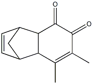 1,4-메타노나프탈렌-5,6-디온,1,4,4a,8a-테트라히드로-7,8-디메틸-,엔도-(8CI) 구조식 이미지