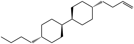 TRANS,TRANS-4-BUT-3-ENYL-4''-BUTYL-BICYCLOHEXYL Structure