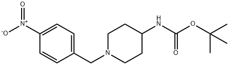 [1-(4-NITRO-BENZYL)-PIPERIDIN-4-YL]-CARBAMIC ACID TERT-BUTYL ESTER Structure