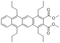 DIMETHYL 1,4,6,11-TETRAPROPYLNAPHTHACENE-2,3-DICARBOXYLATE Structure