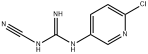 N-(6-chloropyridin-3-yl)-N'-cyanoguanidine 구조식 이미지