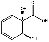 (1S,2R)-1,2-Dihydroxycyclohexa-3,5-diene-1-carboxylic acid 구조식 이미지