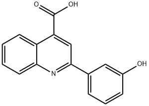 2-(3-hydroxyphenyl)quinoline-4-carboxylic acid Structure