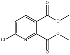 6-CHLOROPYRIDINE-2,3-DICARBOXYLIC ACID DIMETHYL ESTER Structure
