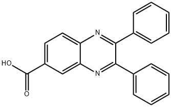 2,3-DIPHENYL-QUINOXALINE-6-CARBOXYLIC ACID Structure
