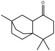 1,3,4,6,7,8a-Hexahydro-2,5,5-trimethyl-2H-2,4a-ethanonaphthalen-8(5H)-one 구조식 이미지