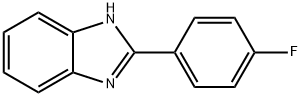 2-(4-플루오로페닐)-1H-벤즈이미다졸 구조식 이미지