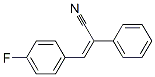 벤젠,1-플루오로-4-(2-시아노-2-페닐에테닐) 구조식 이미지