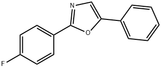2-(4-플루오로페닐)-5-페닐-1,3,4-옥사디아졸 구조식 이미지