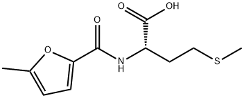 2-[(5-METHYL-FURAN-2-CARBONYL)-AMINO]-4-METHYLSULFANYL-BUTYRIC ACID Structure