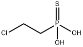 (2-클로로에틸)포스포노티오산 구조식 이미지