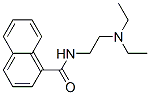 N-[2-(디에틸아미노)에틸]-1-나프탈렌카르복사미드 구조식 이미지