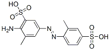 2',3-dimethyl-4-amino-4',5-disulfoazobenzene Structure