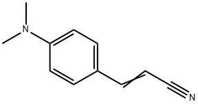 TRANS-4-DIMETHYLAMINOCINNAMONITRILE 구조식 이미지