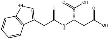 INDOLE-3-ACETYL-DL-ASPARTIC ACID Structure