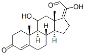 11,20-dihydroxy-3-oxopregna-4,17(20)-dien-21-al Structure