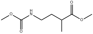 Butanoic  acid,  4-[(methoxycarbonyl)amino]-2-methyl-,  methyl  ester Structure