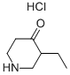 3-ETHYLPIPERIDIN-4-ONE HYDROCHLORIDE Structure