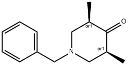 (3S,5R)-1-benzyl-3,5-diMethylpiperidin-4-one 구조식 이미지