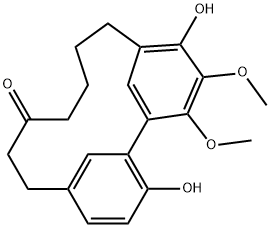 myricanone 구조식 이미지