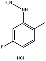 5-Fluoro-2-methylphenylhydrazine hydrochloride 구조식 이미지