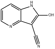 2-HYDROXY-1H-PYRROLO[3,2-B]PYRIDINE-3-CARBONITRILE Structure