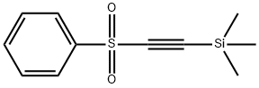 PHENYL 2-(TRIMETHYLSILYLETHYNYL) SULFONE Structure