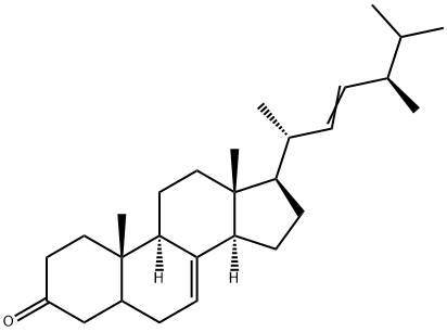 ergost-7,22-diene-3-ol 구조식 이미지