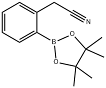 (2-CYANOMETHYLPHENYL)BORONIC ACID, PINACOL ESTER Structure
