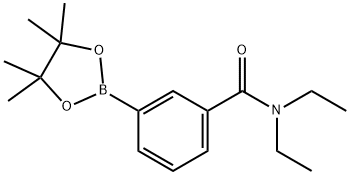 4-(N,N-DIETHYLAMINOCARBONYL)PHENYLBORONIC ACID, PINACOL ESTER 구조식 이미지