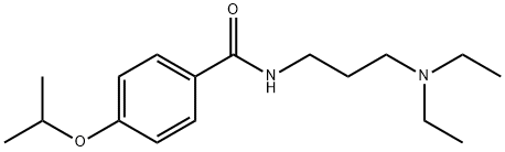 N-[3-(Diethylamino)propyl]-p-(isopropoxy)benzamide Structure