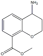 2H-1-Benzopyran-8-carboxylicacid,4-amino-3,4-dihydro-,methylester,(+)-(9CI) Structure