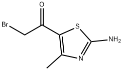 1-(2-amino-4-methylthiazol-5-yl)-2-bromoethanone 구조식 이미지