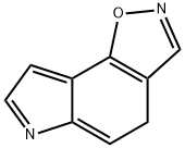 4H-피롤로[2,3-g]-1,2-벤즈이속사졸(9CI) 구조식 이미지