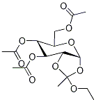 3,4,6-Tri-O-acetyl-α-D-Glucopyranose 1,2-(Ethyl Orthoacetate) Structure