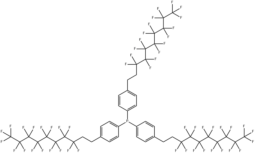 TRIS-(4-(HEPTADECAFLUORODECYL)PHENYL)-P& Structure