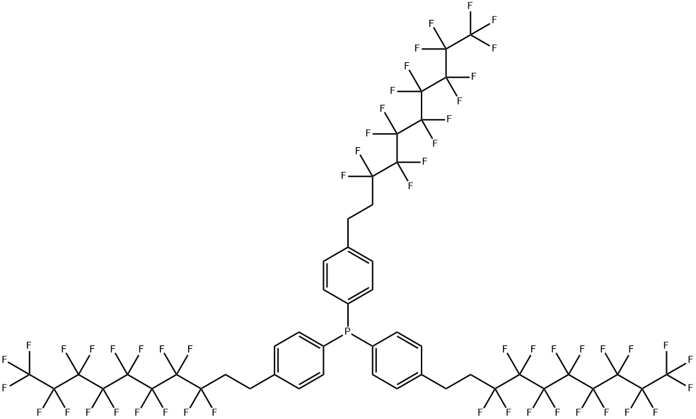 TRIS-(4-(HEPTADECAFLUORODECYL)PHENYL)-P& 구조식 이미지