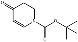 4-OXO-3,4-DIHYDRO-2H-피리딘-1-카르복실산tert-부틸에스테르 구조식 이미지