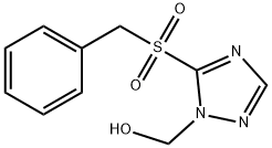 5-(Benzylsulfonyl)-1H-1,2,4-triazole-1-methanol Structure